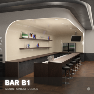 3Dモデル [Bar B1]