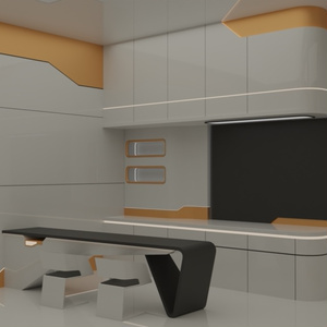 3Dモデル [Space Room F5] 缩略图 2