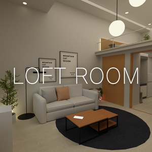 3Dモデル [Loft Room]