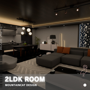 3Dモデル [2LDK Room] 缩略图 2