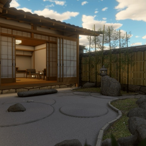3Dモデル [枯山水庭園] 缩略图 9