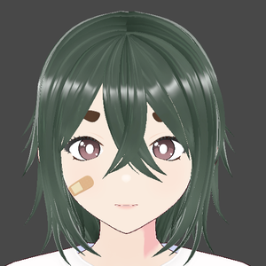 sage green hair texture