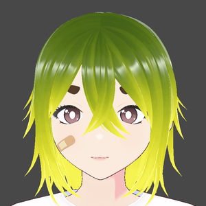 Radioactive hair texture