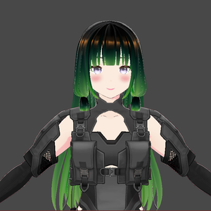 black to green hair texture 