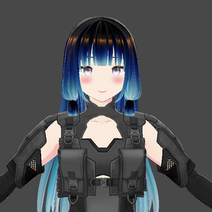 black to blue hair texture 