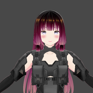black to valentine pink