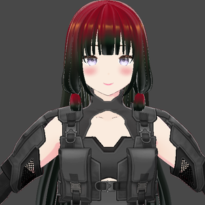 red and green (christmas) hair texture