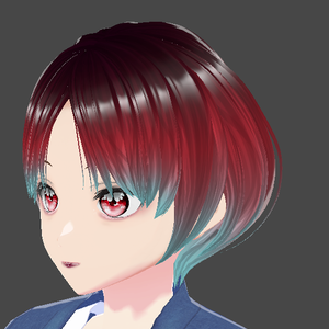 Dark Rusty Blue Hair texture 