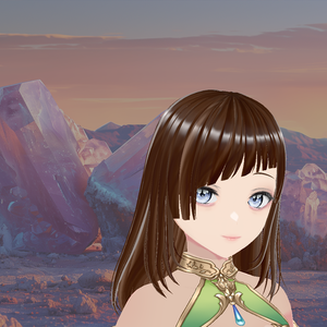 Dark warm beige Vroid hair texture