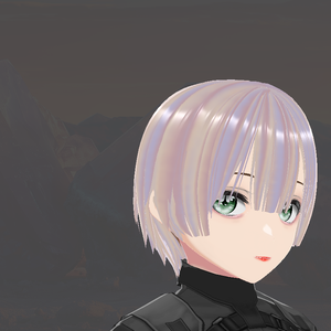 desaturated holo hair texture