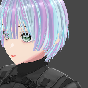 holo blue hair texture