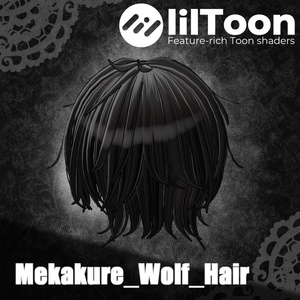 Mekakure_Wolf_Hair【VRC-Hair】 缩略图 3