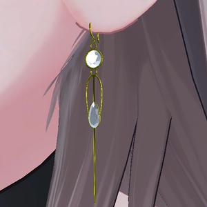 【無料配布中】連環ピアス【ユラユラ対応】