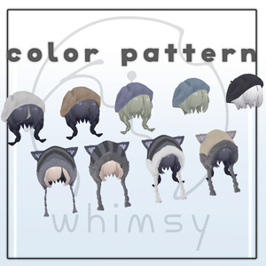 ［5アバター対応］帽子２種＋ヘア付！Hatmaker  -Unusual- 缩略图 3