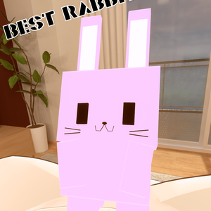 (無料)【VRChat】Best Rabbit! FBX (dynamic bone対応)
