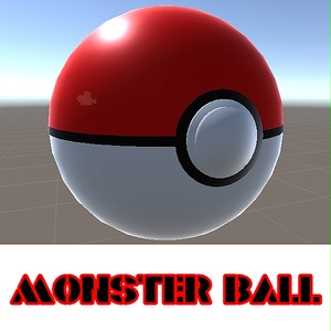 (無料)【VRChat】Monster Ball FBX unitypackage