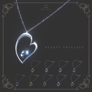 💎VRChat accessory💎〚💖Hearty necklace📿〛【8Color×8Color MA 28Avatar対応】