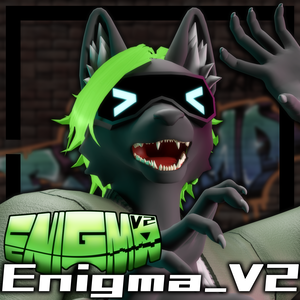 VRChat向けアバター「Enigma_V2」3Dモデル