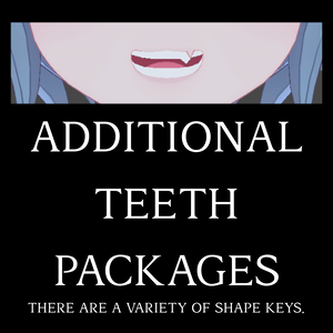 [凡庸] 追加の歯のパッケージです / Additional Tooth Package