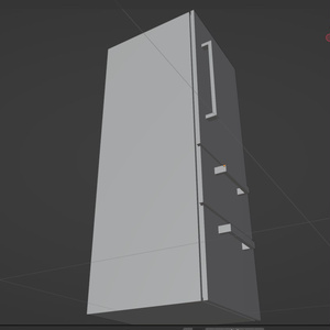 冷蔵庫の3Dプリントモデル(STL)