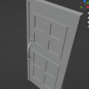 玄関ドアの3Dプリントモデル(STL)