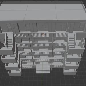 【完全版】５階建てマンションの3Dプリントモデル(STL)