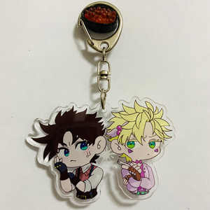 ジョジョの奇妙な冒険　ピタパタポップ　アクリルキーホルダー　空条承太郎　DIO ジョジョの奇妙な冒険 ピタパタポップ アクリルキーホルダー 空