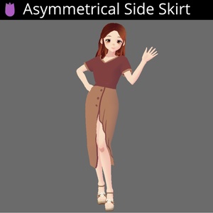Asymmetrical Side Skirt