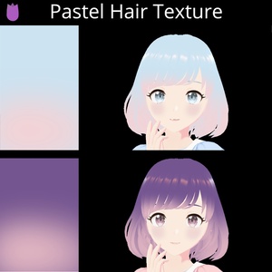 Pastel Hair Texture