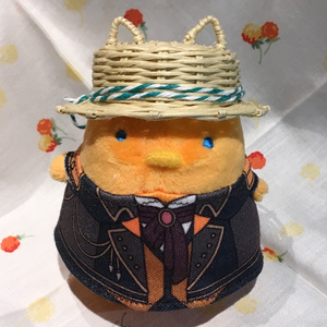 ぬい服 16cm 着ぐるみ リボン ねこ 黒 紫 レース - myfave - BOOTH