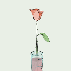 花瓶（色差分/透明背景バージョン有り）