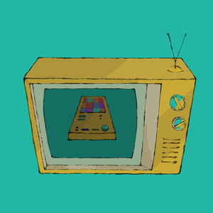 テレビ（色差分/透明背景/モーション付き）