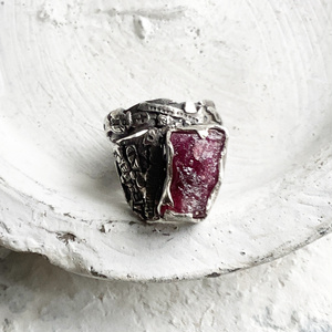 TT Ring Pink Tourmaline Size 15
