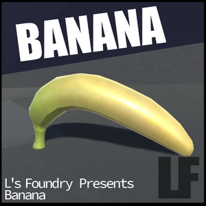 【3Dモデル】バナナ:BANANA