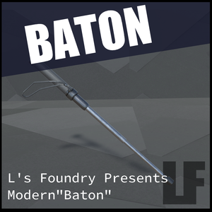 【3Dモデル】警棒:Baton