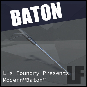 【3Dモデル】警棒:Baton