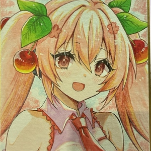 Small Shikishi (decorative paper board) - Sakura Miku