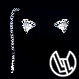 Snow Leopard Ears & Tail COMMERCIAL/PERSONAL
