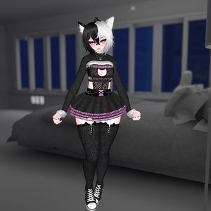 Ava Bunny Maid! Femboy Toggle! Face Tracking! (Version 1.18)(PC/Quest