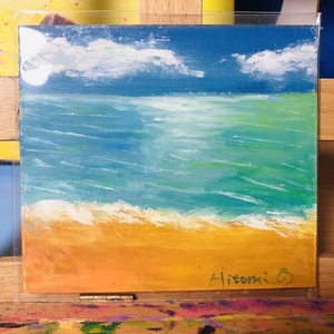 油絵 夕暮れ海 - arashi1783 - BOOTH