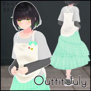 オリジナル衣装:OutfitJuly【Unity2019対応済】