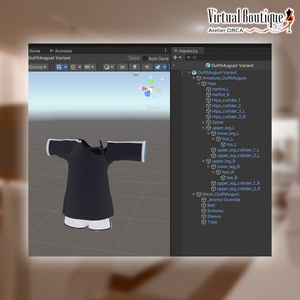 オリジナル衣装:OutfitAugust_forSophina【Unity2019対応済】 缩略图 4