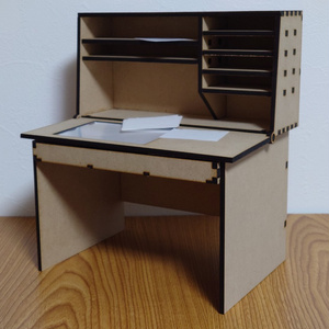 新製品・1/12アニメ作画机(組み立てキット) - mt-west-studio - BOOTH