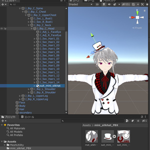 【3Dアクセサリー】トランプスート柄ミニシルクハット【FBX】【PMX】 缩略图 2