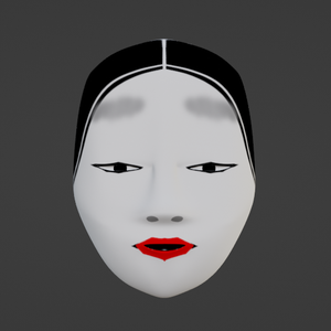 能面（Blenderデータ）