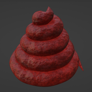 うんこ（Blenderデータ）
