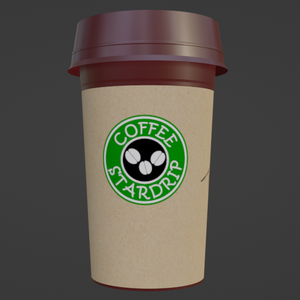 カップコーヒー（Blenderデータ）