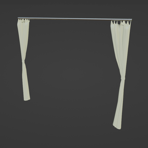 カーテン（Blenderデータ）