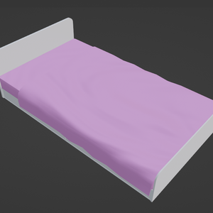 ベッド（Blenderデータ）