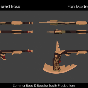 Sundered Rose Rigged Model